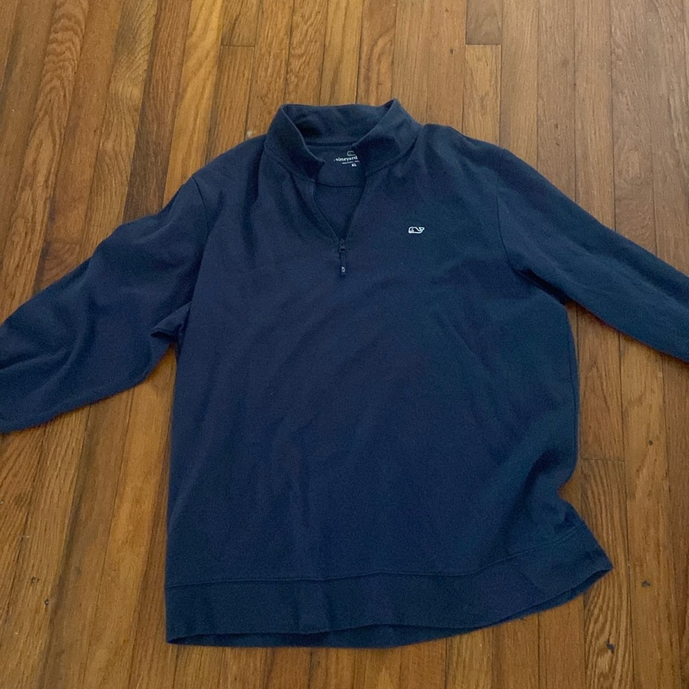 Men’s XL long sleeve navy quarter zip